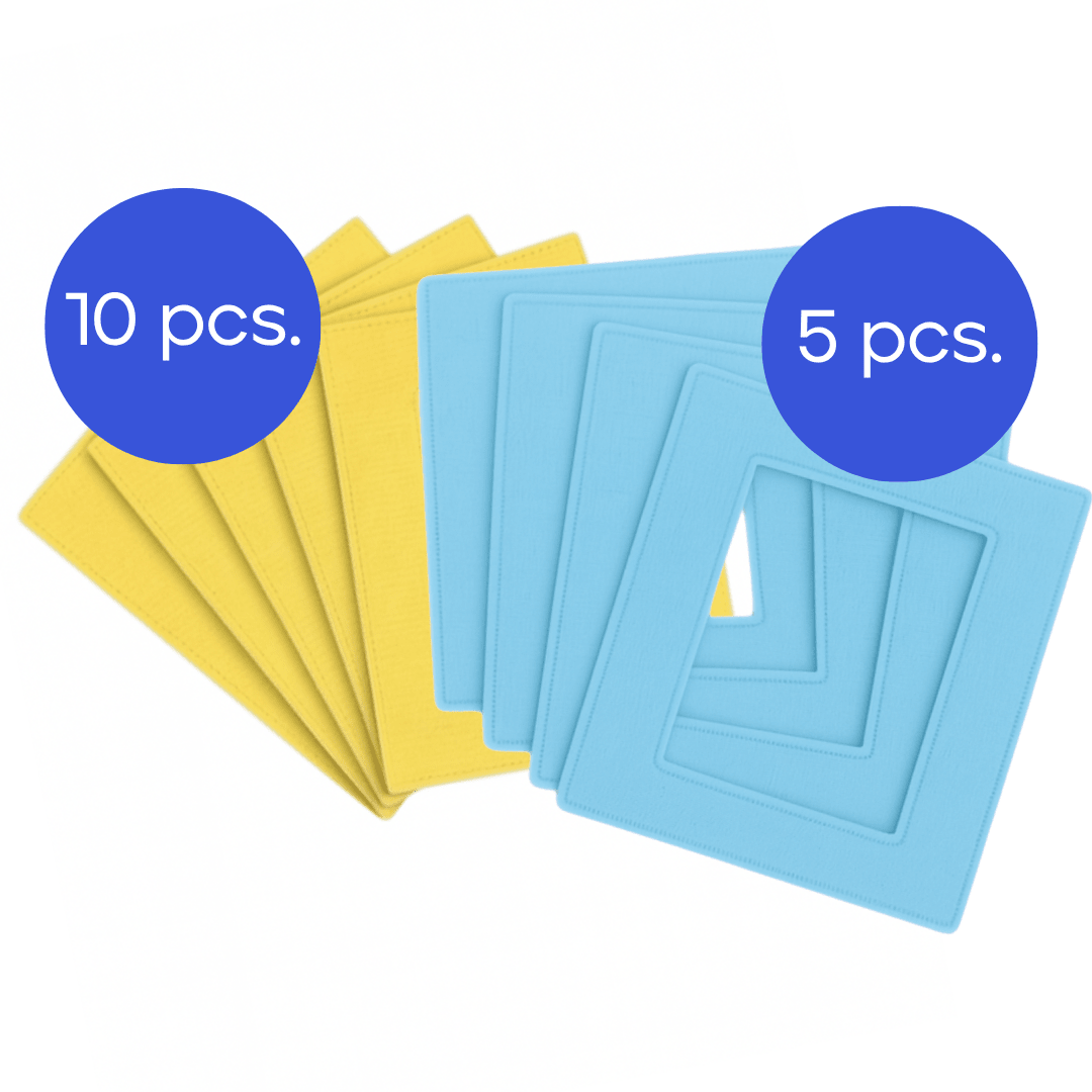 HESTER M3 Tuchset: 10 Reinigungstücher und 5 Poliertücher. - Hester